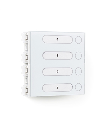 Modulo 4 pulsadores simples para botoneira USOA - MPG-014