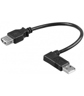 USB 2.0 Hi-Speed Extensão 90º M/F 0.30m - MX95702
