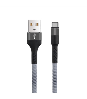 Cabo USB-A 2.0 - USB-C Macho 1m Cinza - MXUC01C1GY