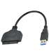 Conversor USB 3.0 SATA 7+15 pin - KOM0971