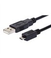 Cabo USB-A 2.0 2A Macho / Micro USB-B Macho Preto 3m