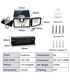 Projector Solar LED 6.5W 650lm Orientável C/ Sensor PIR - MX3065077