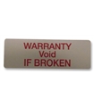 Etiqueta, Tamperproof, Warranty Void if Broken, 90 Pack