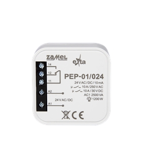 PEP-01/230 - Relé, 230VAC, IP20, NO/NC - PEP01230