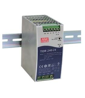 TDR-240-24 - DIN Rail Power Supply Three Phase - TDR-240-24