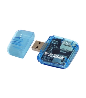 Leitor de cartões USB 2.0 - SD, Micro SD, M2, MS DUO - UBO1085