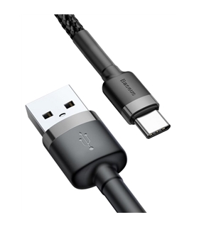 Cabo USB-A Macho P/ USB-C 3.0 Macho 0.5m Cafule BASEUS - CATKLF-AG1