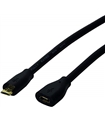 CU0120 - Cabo Micro USB Macho / Micro USB Femea 0.5m