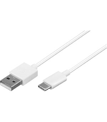 Cabo Usb A 2.0  Para USB C 1mts Branco - CUSBC1M