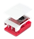 Pi5 Case - Caixa Original Vermelha/Branca para Raspberry Pi5 - PI5CASE