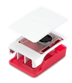 Pi5 Case - Caixa Original Vermelha/Branca para Raspberry Pi5
