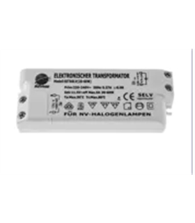 Transformador Electrónico Lampadas Halogeneo 12VAC 20-60W - MX3022135