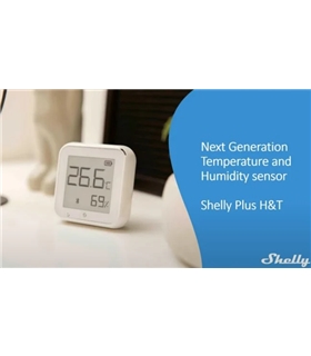 Monitorizador Ambiental Temperatura Humidade c/ Display - SHELLYPLUSHT