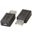 Adaptador USB-A Macho 2.0 Micro-USB Femea